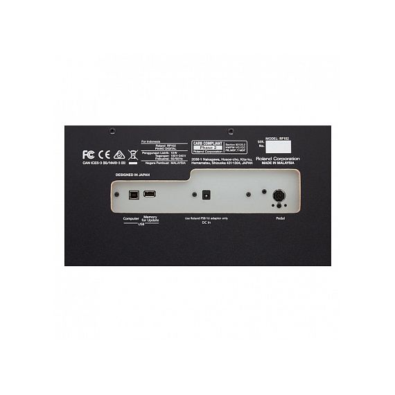 ROLAND RP102-BK цифровое фортепиано с молоточковым механизмом. Полифония - 128 голосов.