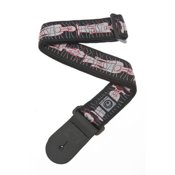 PLANET WAVES 50JS08 Ремень для гитары нейлон, CREATURES