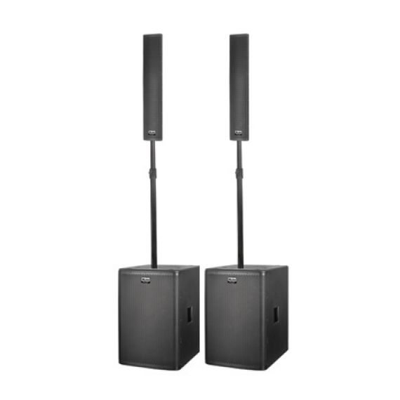 XLINE Alive 15 Активный акустический комплект, 2 саттелита пассивных ( 4 динамика х 5", ленточный драйвер