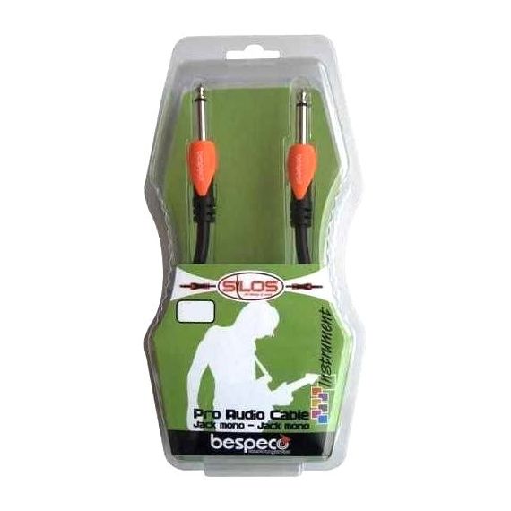 BESPECO SLJJ450 Кабель готовый инструментальный серии "SILOS", JACK mono - JACK mono, 4,5м