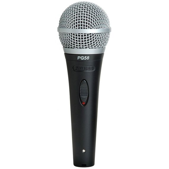 SHURE PG58 XLR Микрофон вокальный, кардиоидный