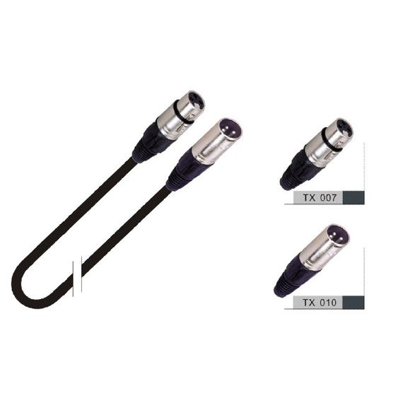 TRUE MAGIC TLC 3M/BK Кабель микрофонный XLR -XLR , 3м, черный