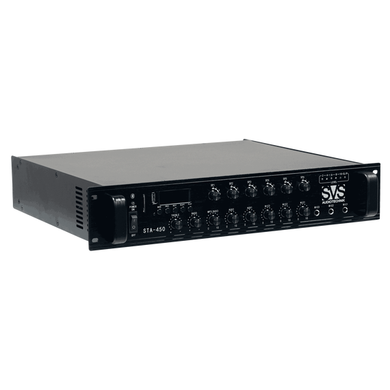 SVS Audiotechnik STA-450 Микшер-усилитель на 6 зон, мощностью 450 Вт.70/100 В, изображение 2