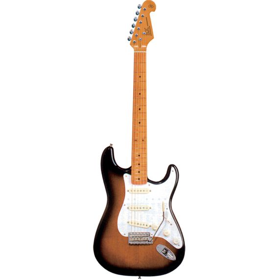 SX SST57+/3TS Электрогитара, stratocaster, корпус: ольха, гриф: клён, накладка: клён, 21 лад,