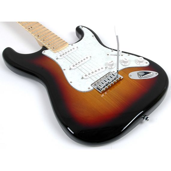 SX SST57+/3TS Электрогитара, stratocaster, корпус: ольха, гриф: клён, накладка: клён, 21 лад,