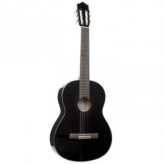 YAMAHA C40 Black Гитара классик, корпус - меранти, верхняя дека - ель, цвет черный C40 BL