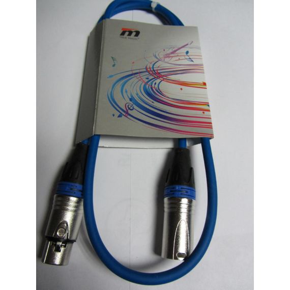 TRUE MAGIC TLC 1M/BL Кабель микрофонный XLR -XLR , 1м, синий
