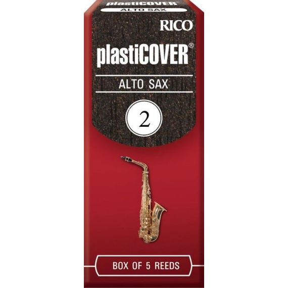 RICO RRP05ASX200 (№ 2) Трость д/саксофона альт, серия Plasticover, в упаковке 5 штук