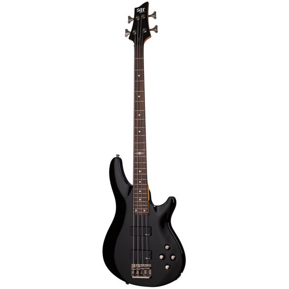 SCHECTER SGR C-4 BASS BLK Гитара бас, 4 струны, корпус липа, гриф клен, лады 24 Medium, мензура 34"