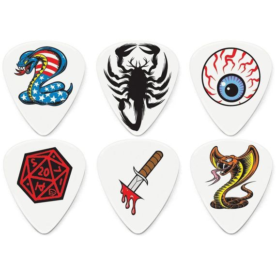 DUNLOP BL116 Dirty Donny Series 2 медиатор с оригинальной графикой, материал Tortex