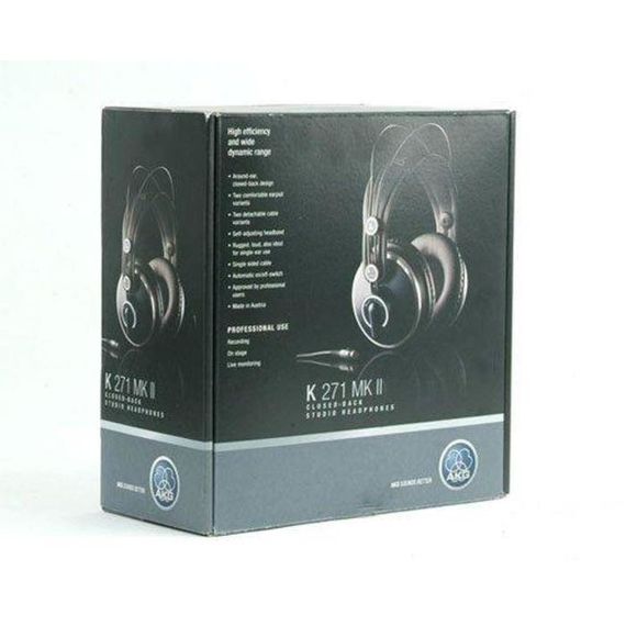 AKG K271 MKII закрытые студийные наушники 55Ом, 16-28000Гц, с мембранами XXL- Varimotion, изображение 2