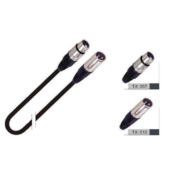 TRUE MAGIC TLK 10M/BK Кабель акустический для активных систем JACK/XLR, 10м
