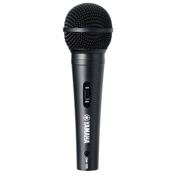 YAMAHA DM-105 Black Вокальный микрофон динамический микрофон для воспроизведения вокала и речи (можно применять в караоке барах);(60 Гц – 15 кГц);