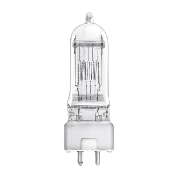 OSRAM 64670 Лампа галогенная театральная, 230V/500W, T/25, 3000K, цоколь GY9.5, ресурс 300ч