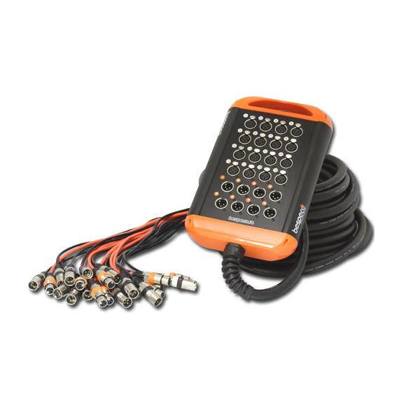BESPECO XTRA2408L30 Мультикор 30 метров (кабель CVM), 24 входа (XLR F), 8 выходов (XLR M)