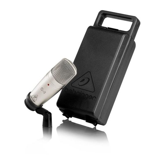 BEHRINGER C-3 студийный конденсаторный микрофон (направленность - кардиоида/ круг/ восьмерка), изображение 2