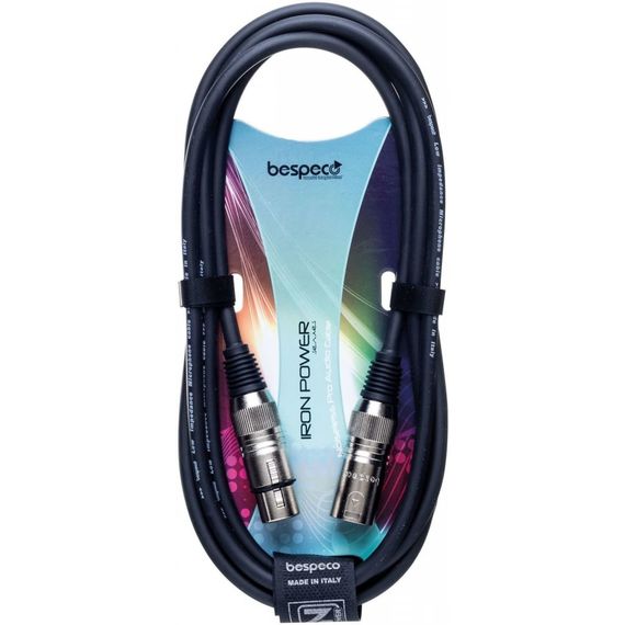 BESPECO IROMB500 Кабель готовый микрофонный XLR3MX-XLR3FX, кабель CVP100S, длина: 5м