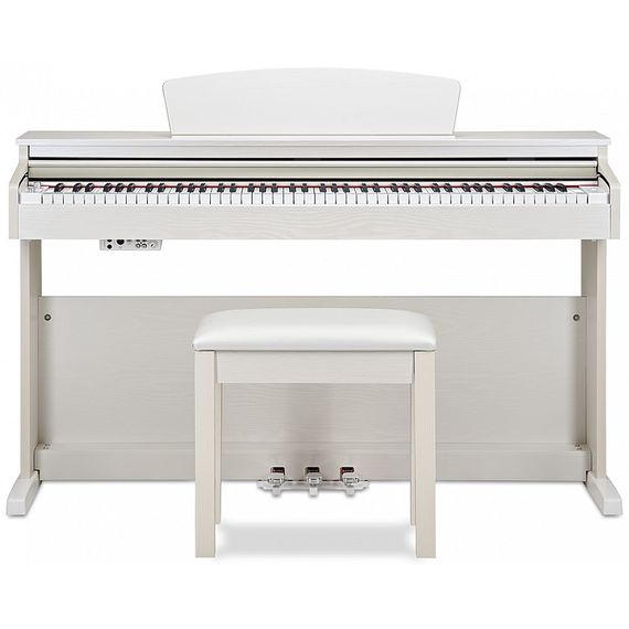 BECKER BDP-82W цифровое пианино, цвет белый, клавиатура 88 клавиш с молоточками, банкетка+наушники в комплекте