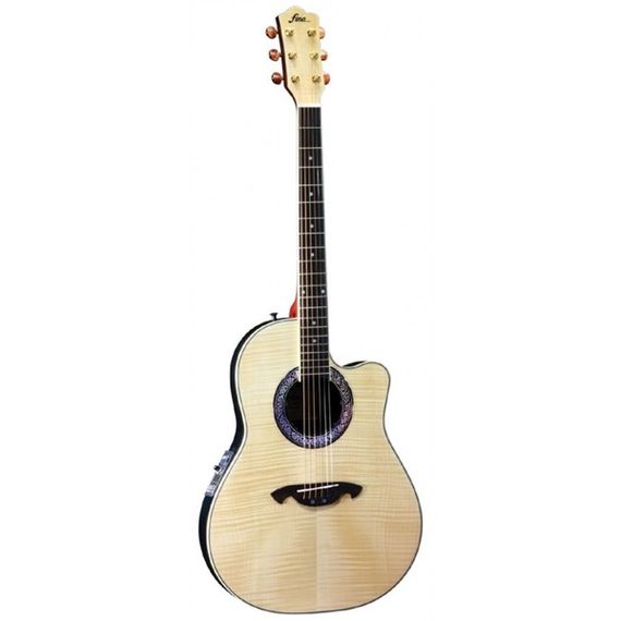 FINA GUITARS FR-82CEQ Гитара эл. акустическая "Round Back"
