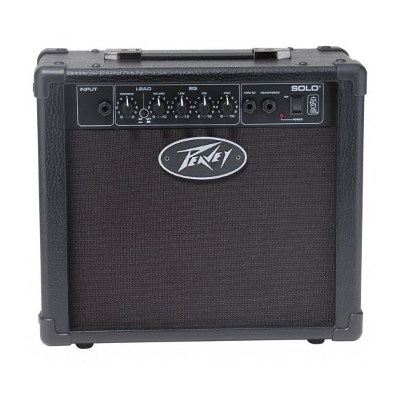 PEAVEY TransTube Solo гитарный комбоусилитель, 15 Вт RMS, 8` динамик Blue Marvel, два канала, переключатель тембра modern/vintage, общий 3-полосный эквалайзер, вход для CD, выход для наушников.