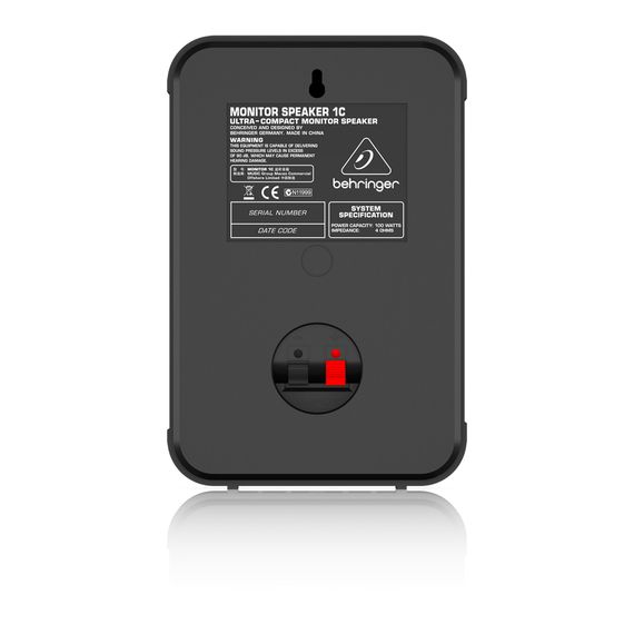 BEHRINGER 1C-BK пассивные студийные мониторы (пара), мощность 100 Вт, 4 Ом, 60 Гц-23 кГц, изображение 2
