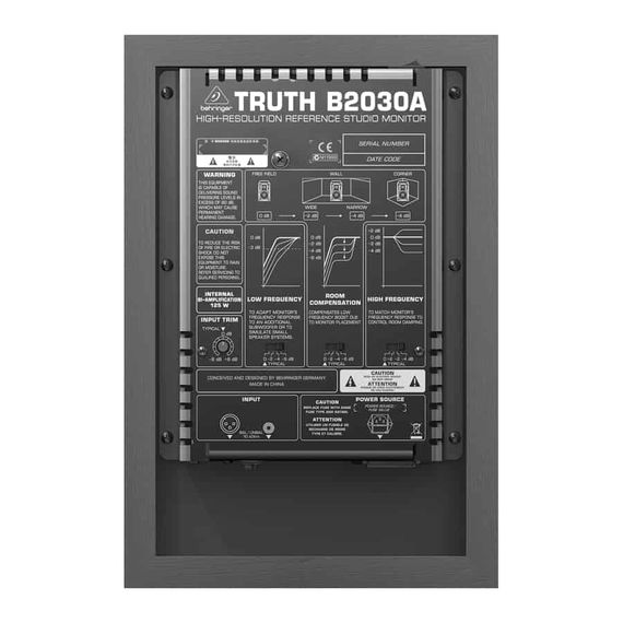 BEHRINGER B2030A актив 2-полос. студ монитор (цена за 1шт.),2 x 70 Вт RMS, 6 3/4"кевлар + 3/4"ВЧ, изображение 2