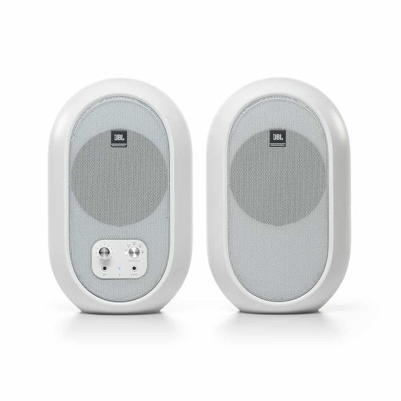 JBL 104SET-BTW компактные референсные активные мониторы с Bluetooth, цвет белый  (пара)