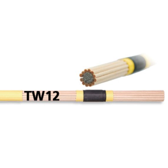 VIC FIRTH TW12 Щетки, Tala Birch, желтые TW12, изображение 3