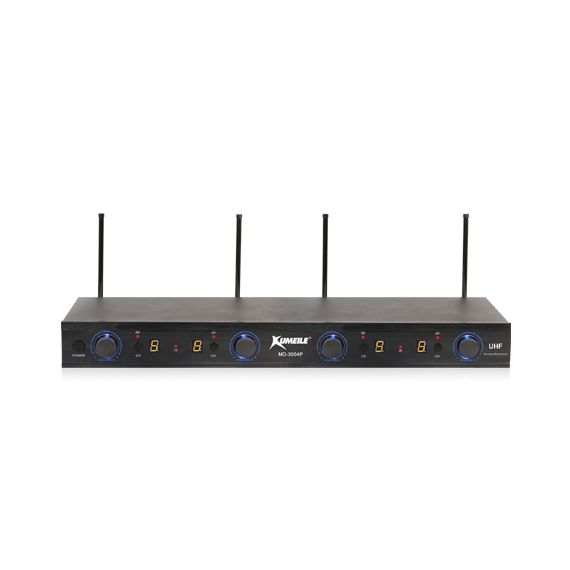 ENBAO MD-3004P UHF (4 НА БАЗЕ) Радиосистема с изменяемой частотой (4 микрофона на базе, частота UHF)