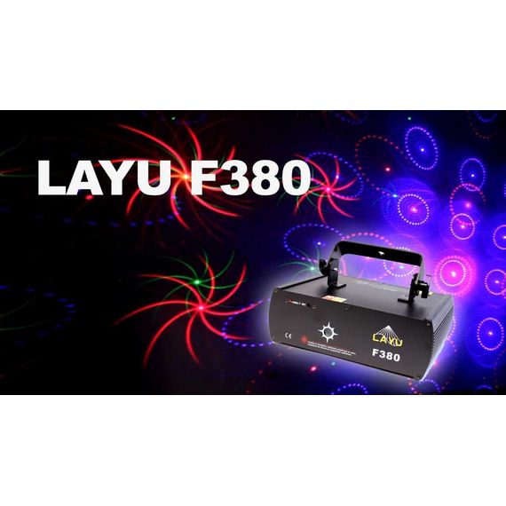LAYU F380 Полноцветный RGB лазер