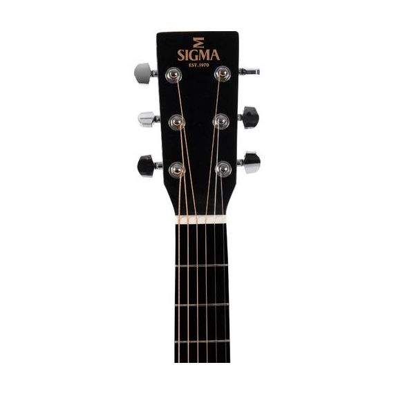 SIGMA 000MC-1E-BK Электроакустическая гитара Корпус: 000-14 Fret, Cutaway Крепление грифа: ласточкин, изображение 4