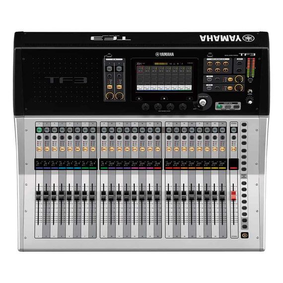 YAMAHA TF3 цифровой микшерный пульт, 25 фейдеров, 40 моно+2 ст.+2 возврат, AUX 20 (8 моно + 6 ст.)