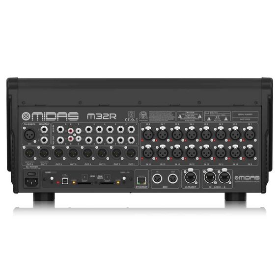 MIDAS M32R LIVE цифровой микшер, 16 микр.вх/8 вых, 32 канала+8 возвратов