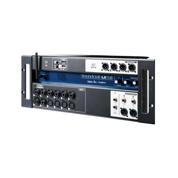 SOUNDCRAFT Ui-16 рэковый микшер, 8 comboXLR входы mic/line, 4 XLR входы mic