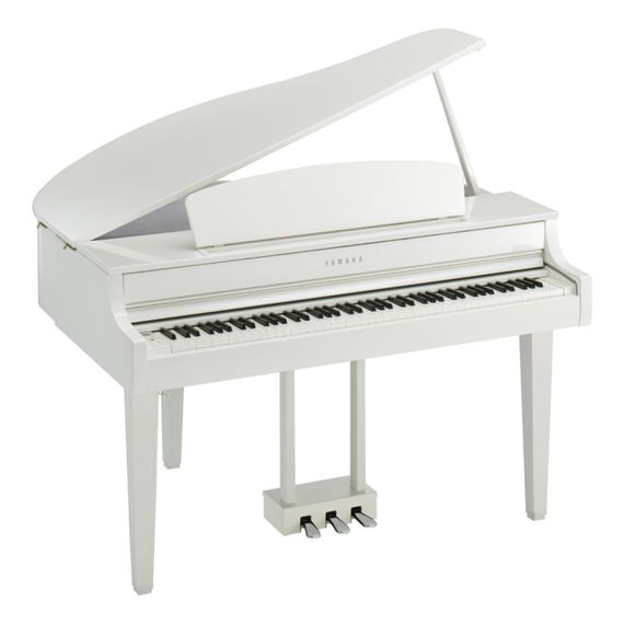YAMAHA CLP-765GPWH Цифровое фортепиано в корпусе кабинетного рояля, цвет белый 88кл.