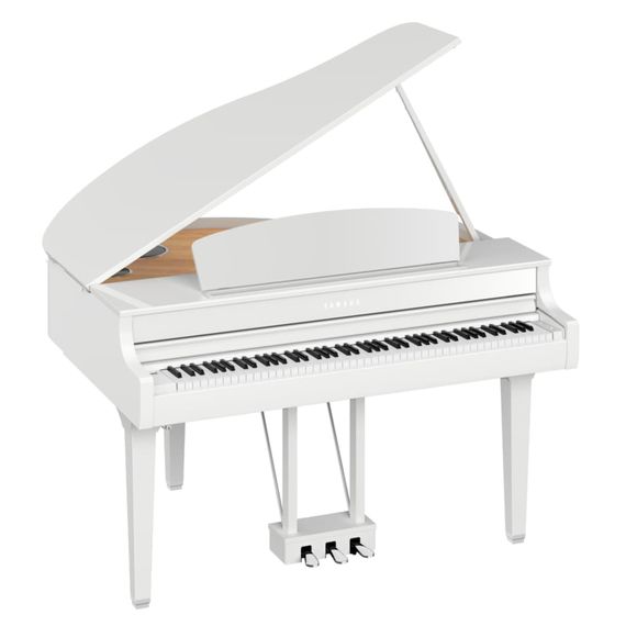 YAMAHA CLP-795GPWH Цифровое фортепиано в корпусе кабинетного рояля, цвет белый 88кл.