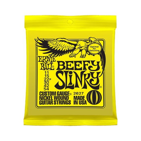 ERNIE BALL P02627 Beefy Slinky Комплект струн для  электрогитары, никель, 11-54