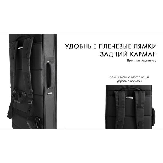 BAG&music Keyboard_49 CASUAL Чехол легкий для синтезатора, клавишных инструментов черный, изображение 6
