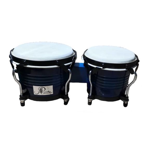 AP PERCUSSION CX-D122B-BJ Бонго 6,5"*7,5", корпус махагон, мембрана кожа, обод 3мм, лаги 7 мм, фурнитура хром/черный, цвет BJ
