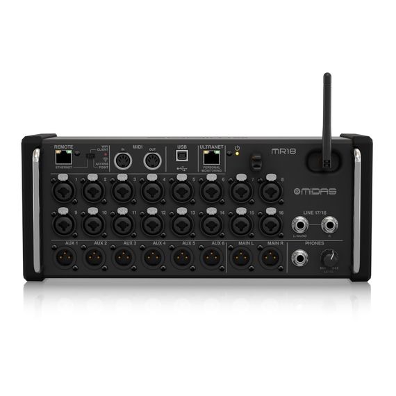 MIDAS MR18 цифровой рэковый микшер для iPad/Android , Wi-Fi