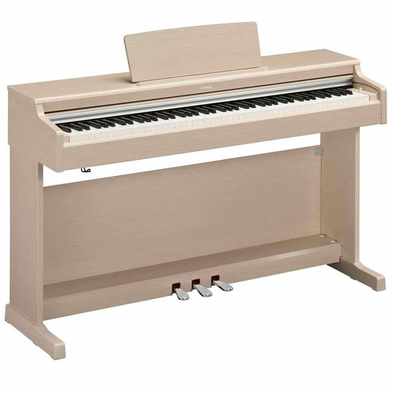YAMAHA YDP-164WA цифровое фортепиано, цвет White Ash. Клавиатура GH3 с синтетическими покрытием