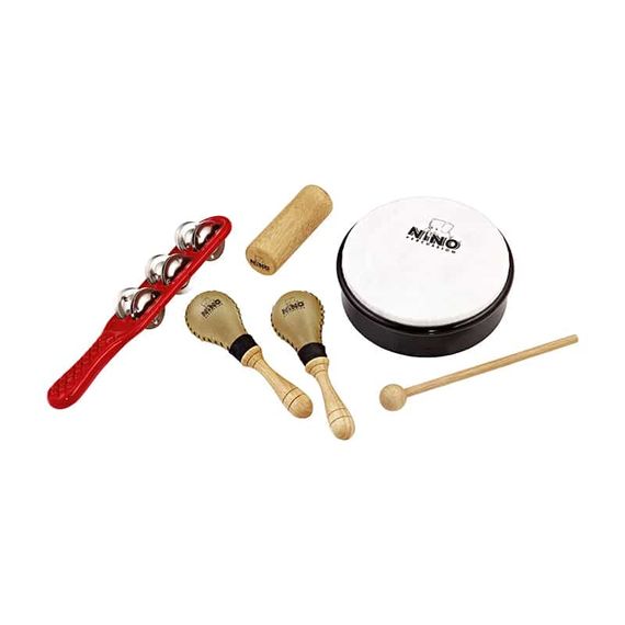 MEINL NINOSET1 Комплект перкуссии для детей - сумочка, 5 предметов