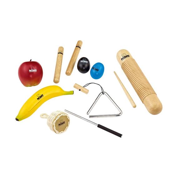 MEINL NINOSET4 Комплект перкуссии для детей - сумочка, 9 предметов