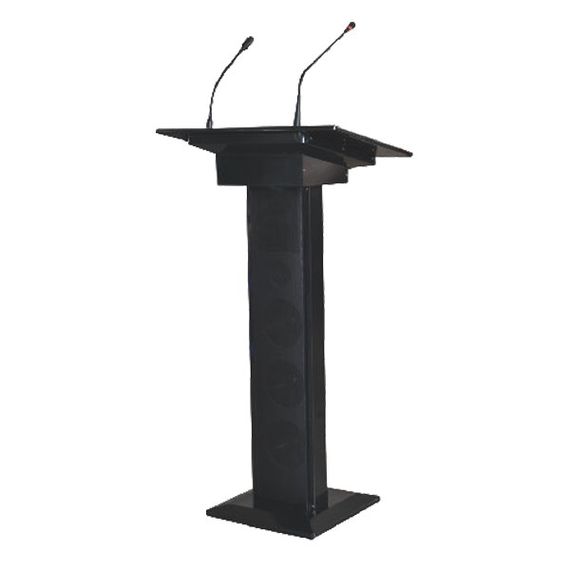 CMX Audio PL-60B Трибуна с микрофоном goosneck и подсветкой, 60Вт, динамики 3*4" и 2*2"
​