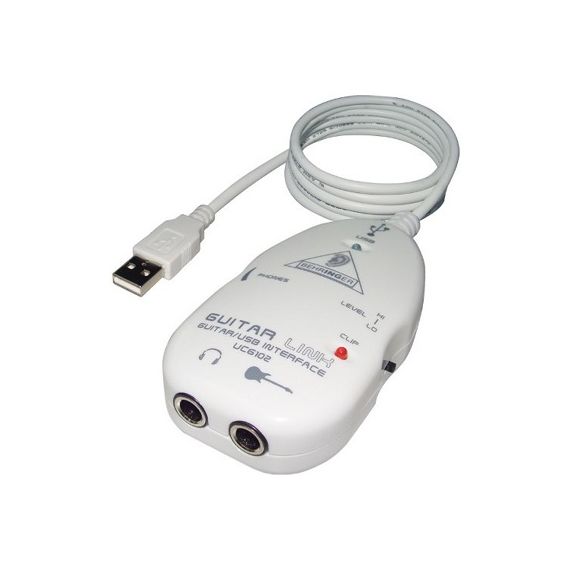 BEHRINGER UCG102 USB GUITAR LINK интерфейс внешний для подключения электрогитары к компьютеру (PC/ M