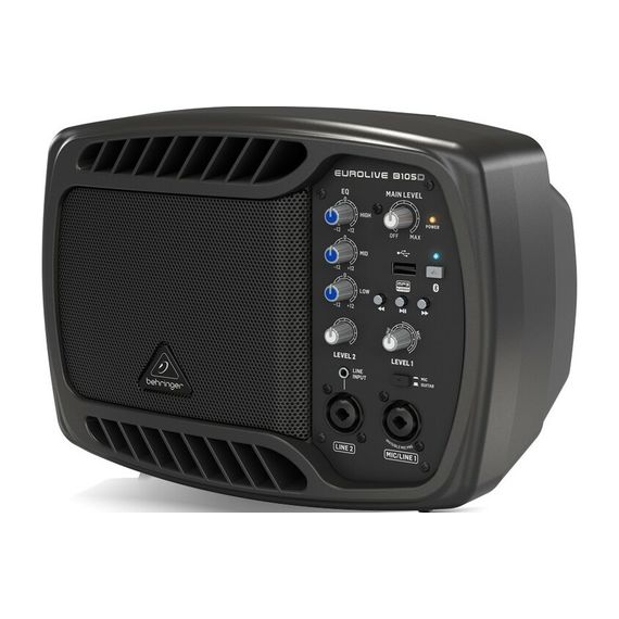 BEHRINGER B105D компактная активная АС, 5", 50 Вт, MP3, Bluetooth, 3-канал.микшер, фантом.питание 48, изображение 2