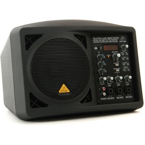 BEHRINGER B207MP3 активная акустическая мини-система/монитор 125Вт (пик150Вт) c 3-полосным эквалайзером и MP3 плеером