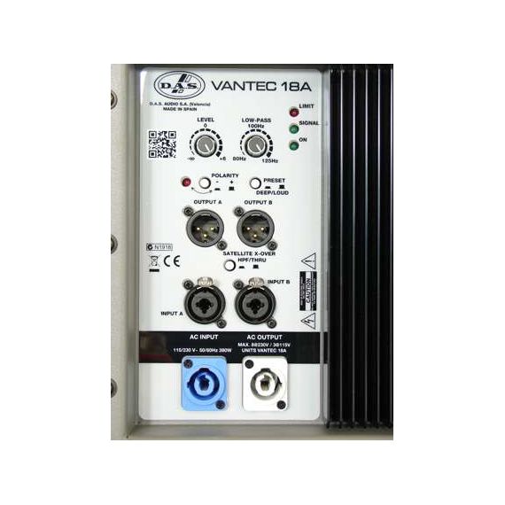 DAS AUDIO VANTEC 18A Активный сабвуфер - 18”