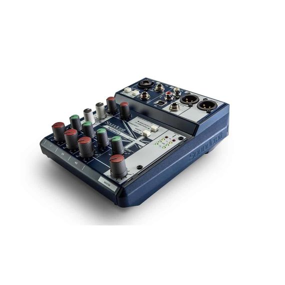 SOUNDCRAFT Notepad-5 аналоговый микшер, имеющий один моноканал, один моно/стереоканал и один стереоканал, аудиоинтерфейс для шины USB.