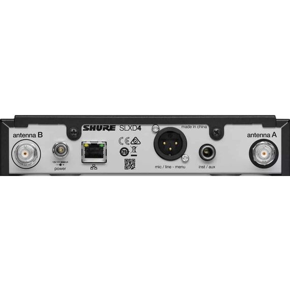SHURE SLXD4E H56 ​цифровой беспроводной одноканальный приемник 470-638 МГц